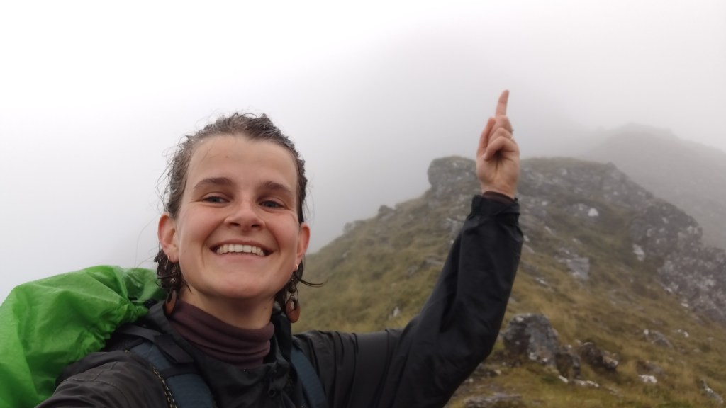 Verzopen kat op de&nbsp;bergtop